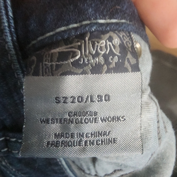 Silver Suki Jeans S20/L30 - Picture 2 of 5